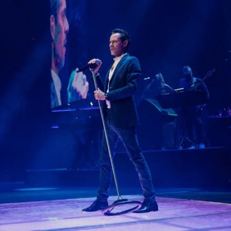 Marc Anthony during one of his music tours.